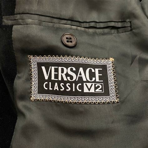 versace classic v2 jacket|Versace jacket vintage.